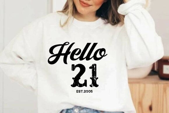 21 Birthday Svg, 21 Birthday T-shirt