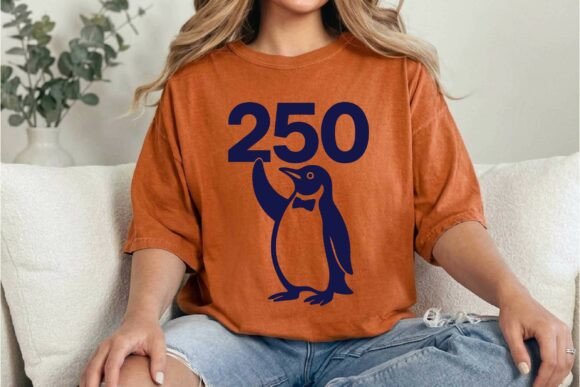 4th of July Penguin SVG Clipart Vector