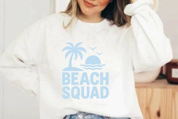 Beach Squad SVG PNG T-shirt Sublimation Review