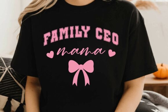 Family CEO Mama SVG PNG Retro Tshirt Review
