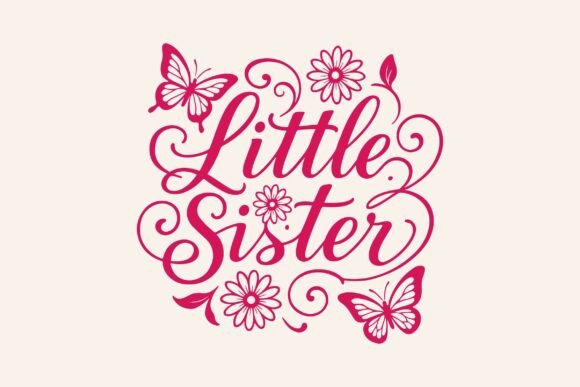 Little Sister SVG PNG T-shirt Design Review