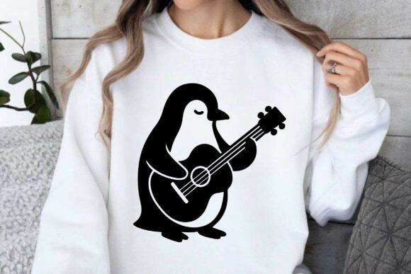 Penguin Playing Guitar SVG Review