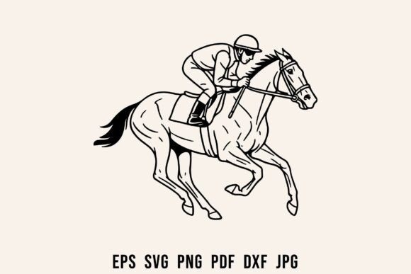 Racing Horse Silhouette Clipart Review
