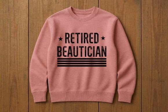 Retired Beautician SVG T-shirt Design Review