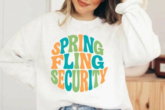 Retro Spring Fling Security SVG T-Shirt Review